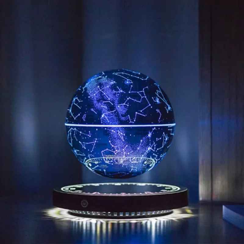 C-Shape Magnetic Levitation Floating Globe with LED Lights