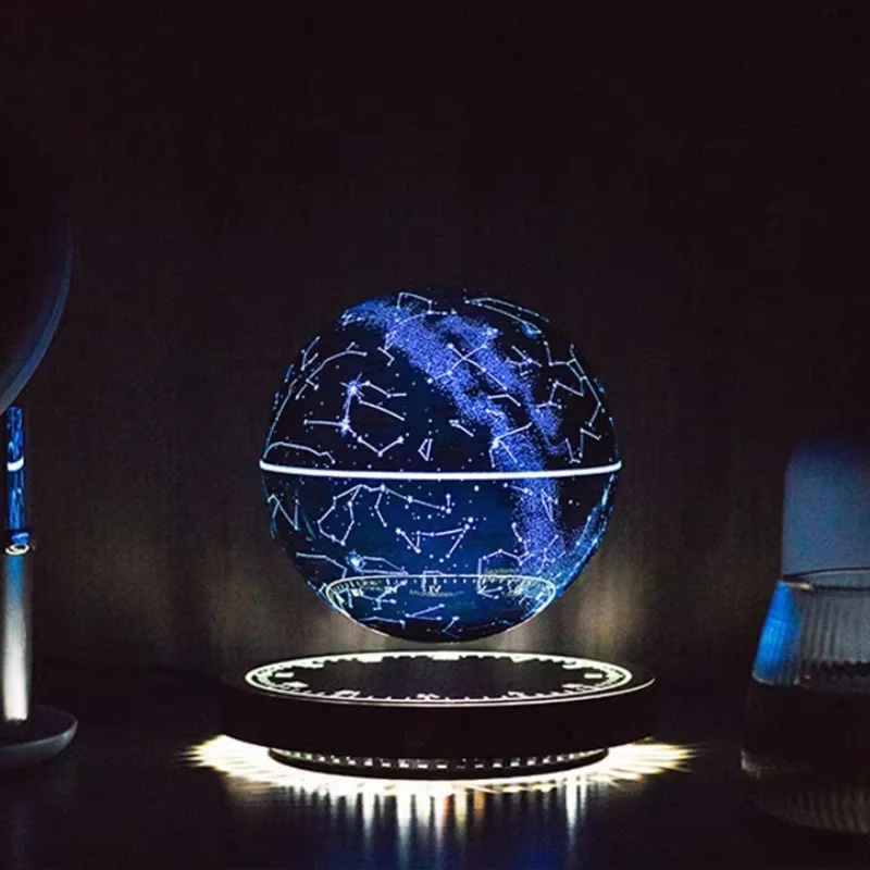 C-Shape Magnetic Levitation Floating Globe with LED Lights