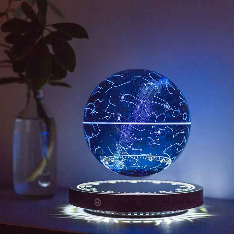 C-Shape Magnetic Levitation Floating Globe with LED Lights