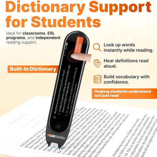 Axon Scanmarker Pro - Wireless Digital Highlighter & 100+ Language Translator