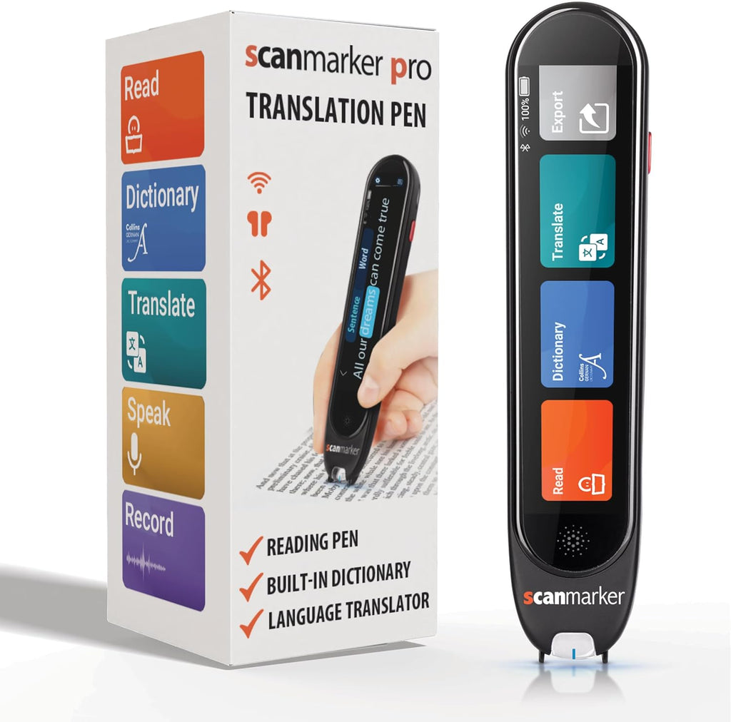 Axon Scanmarker Pro - Wireless Digital Highlighter & 100+ Language Translator