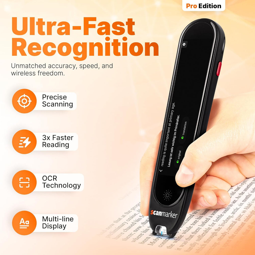 Axon Scanmarker Pro - Wireless Digital Highlighter & 100+ Language Translator