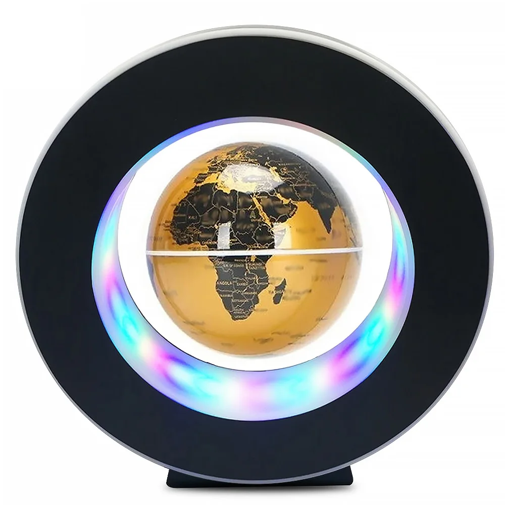 C-Shape Magnetic Levitation Floating Globe with LED Lights